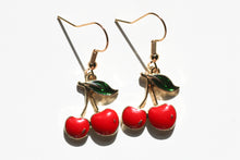 Load image into Gallery viewer, cherry earrings
