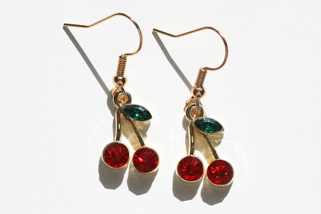 cherry jewel earrings