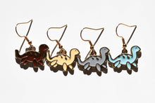 Load image into Gallery viewer, dinosaur charm earrings

