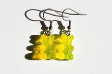 Load image into Gallery viewer, yellow gummy bear earrings
