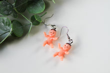 Load image into Gallery viewer, baby doll earrings with fishhook ear wires

