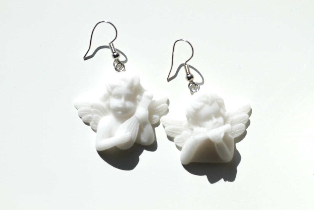 angel cherub earrings